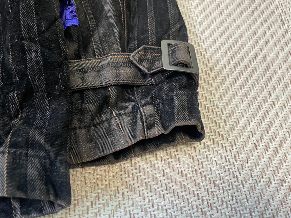 빈티지 스트라이프 코듀로이 벨티드 자켓 lgb y2k J03575 상품이미지3