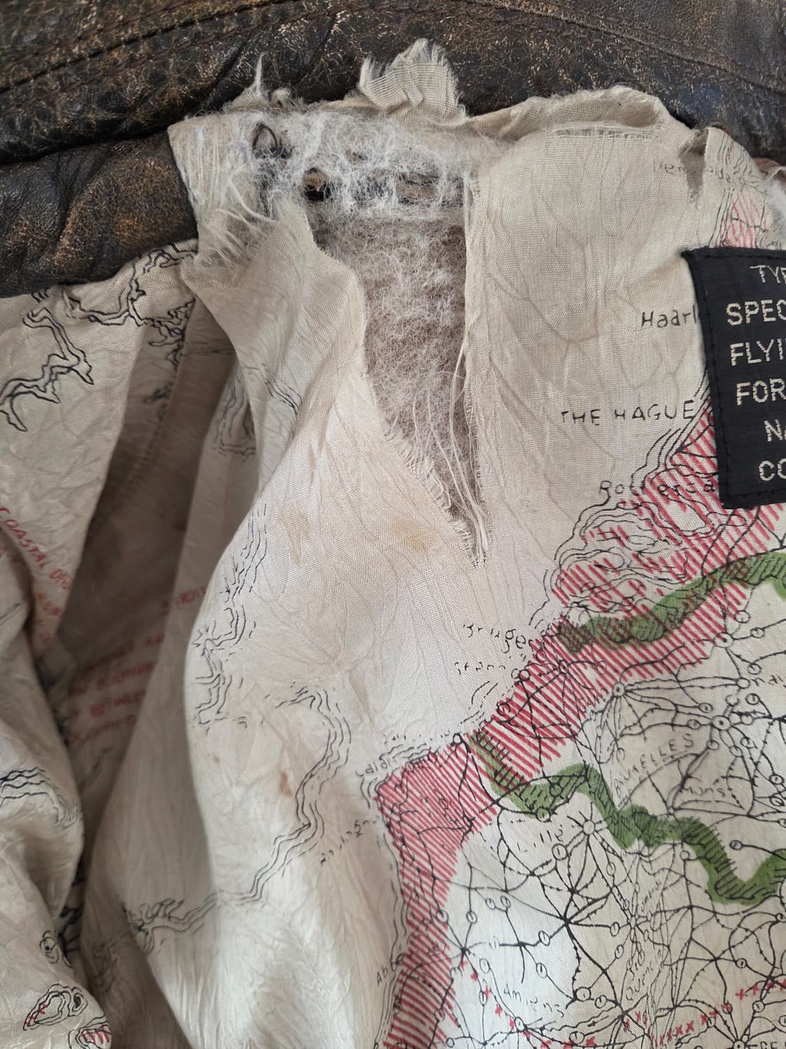 Vintage A-2 Flight Leather Jacket (105) 상품이미지6