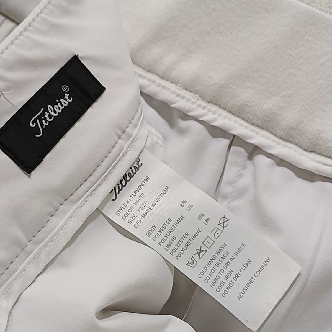 타이틀리스트 골프 여름 플리츠 랩 스커트 반바지 27 흰색 사랑봉봉 상품이미지5