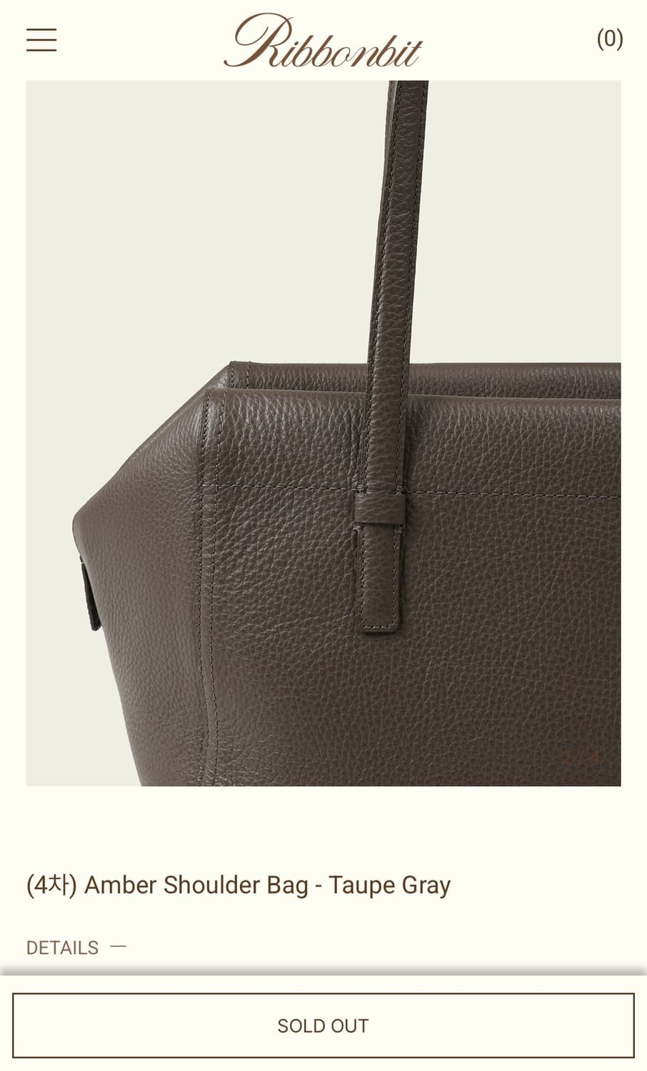 Ribbonbit Amber shoulder bag 상품이미지2