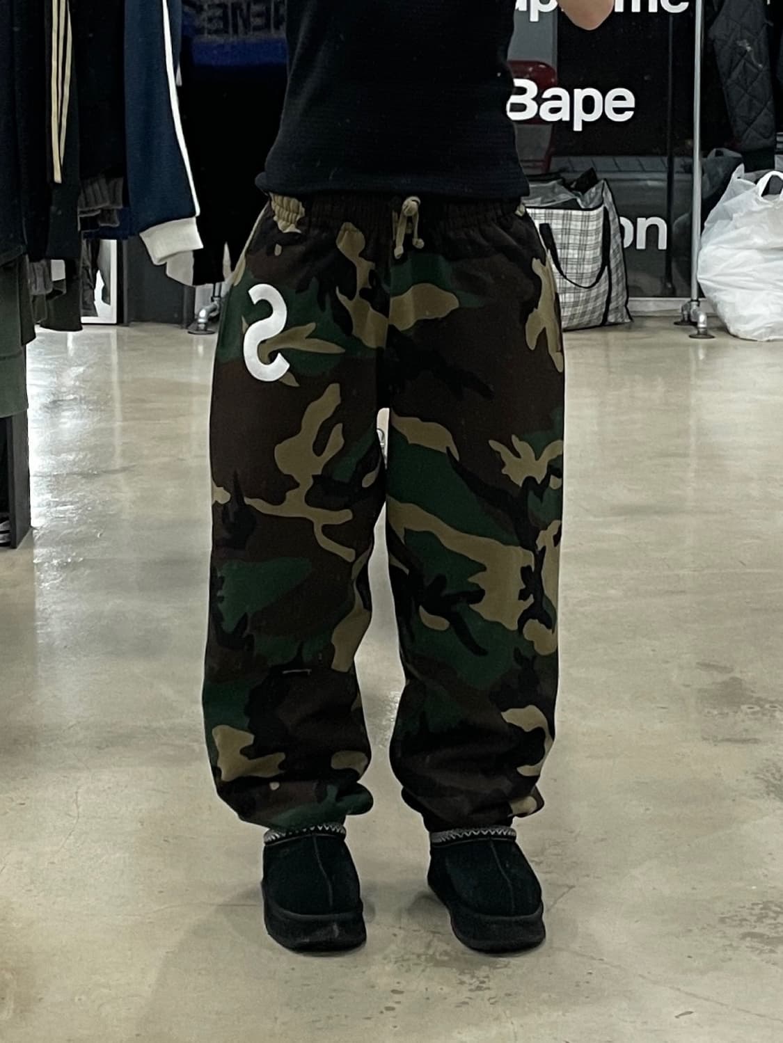 25 FW 슈프림 S 로고 카모 팬츠 상품이미지3