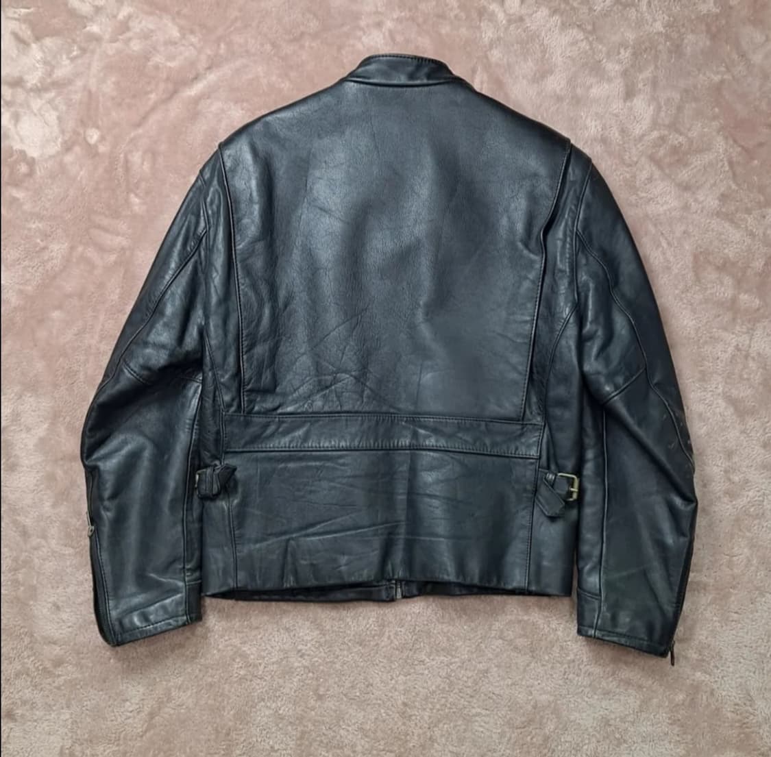 [할리데이빗슨] 90s 빈티지 리얼 소가죽 라이더자켓 상품이미지3