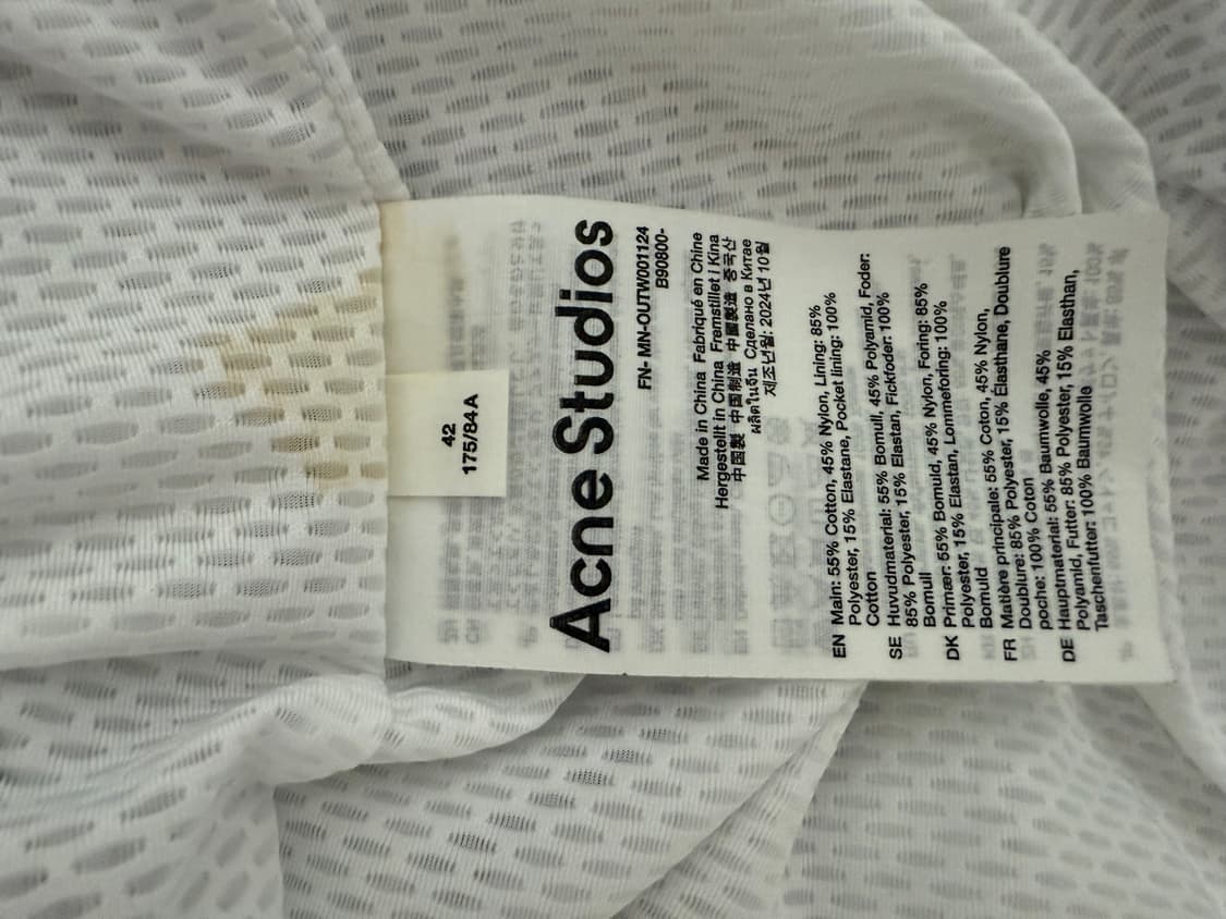 아크네 스튜디오 로고 자켓 상품이미지4