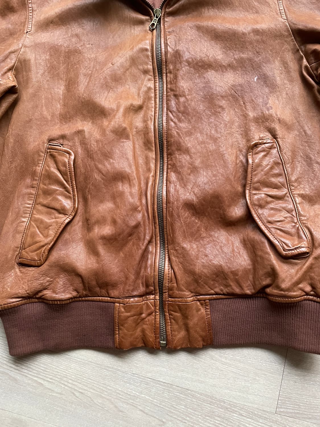 올드갭 레더 블루종 자켓 old gap 상품이미지8