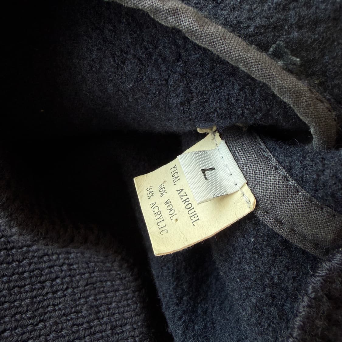 이갈 아즈로엘 레더트림 가디건 상품이미지6