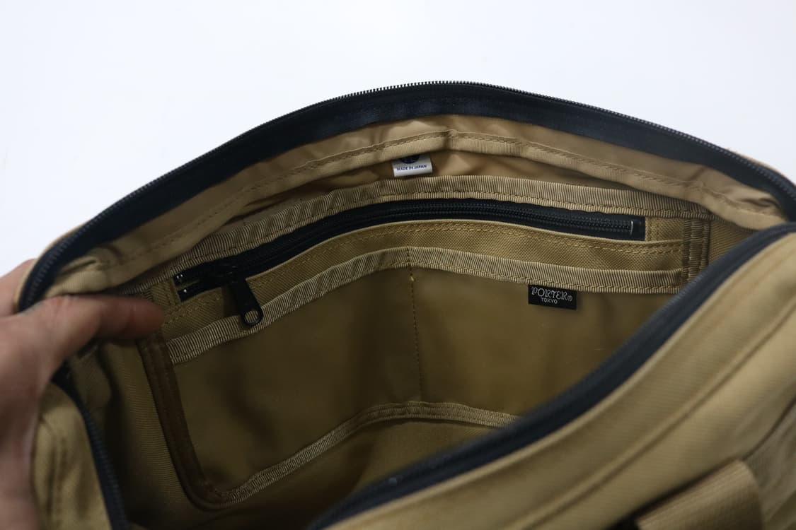 PORTER 포터 빈티지 베이지 캔버스 2WAY 브리프케이스 숄더백 상품이미지8