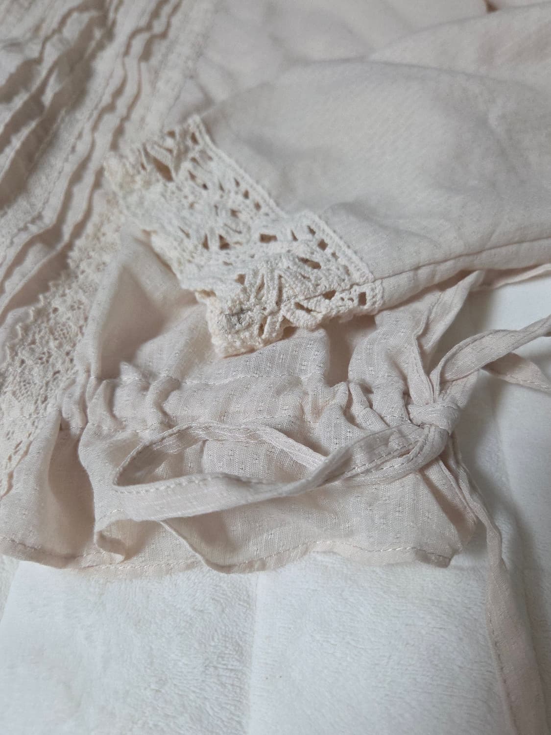 마리끌레르 모리 빈티지 레이어드 이너 블라우스 상품이미지7