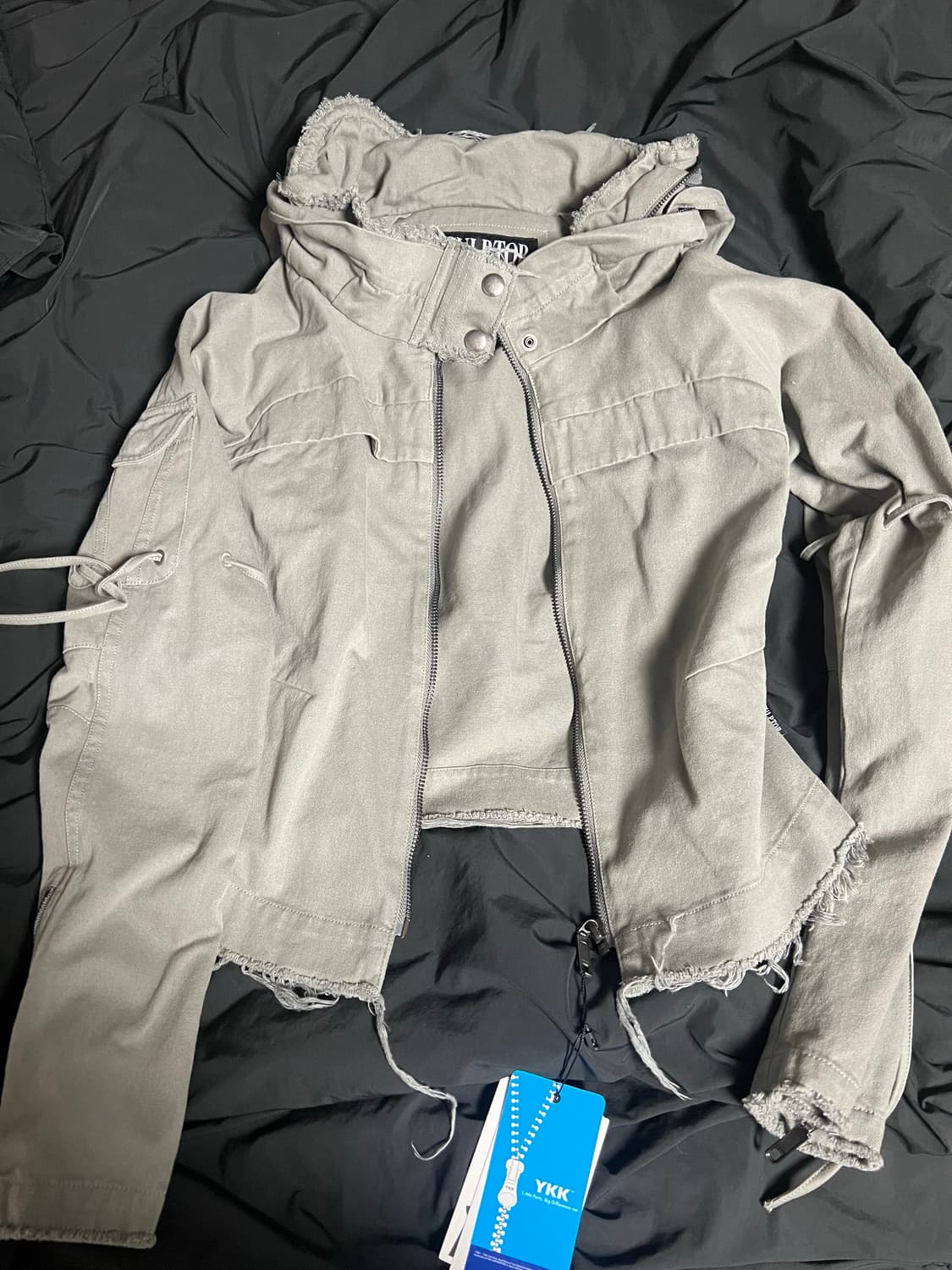 스컬프터 로우엣지 코튼 자켓 그레이  low edge 상품이미지1