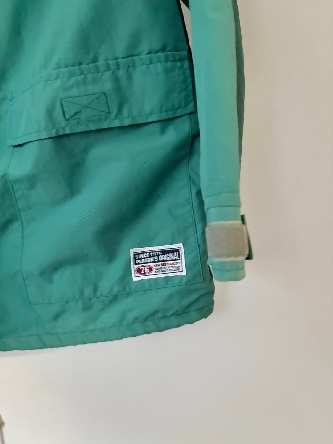 퍼슨스 80‘s 청록색 자켓, 블루종 판매합니다 상품이미지4