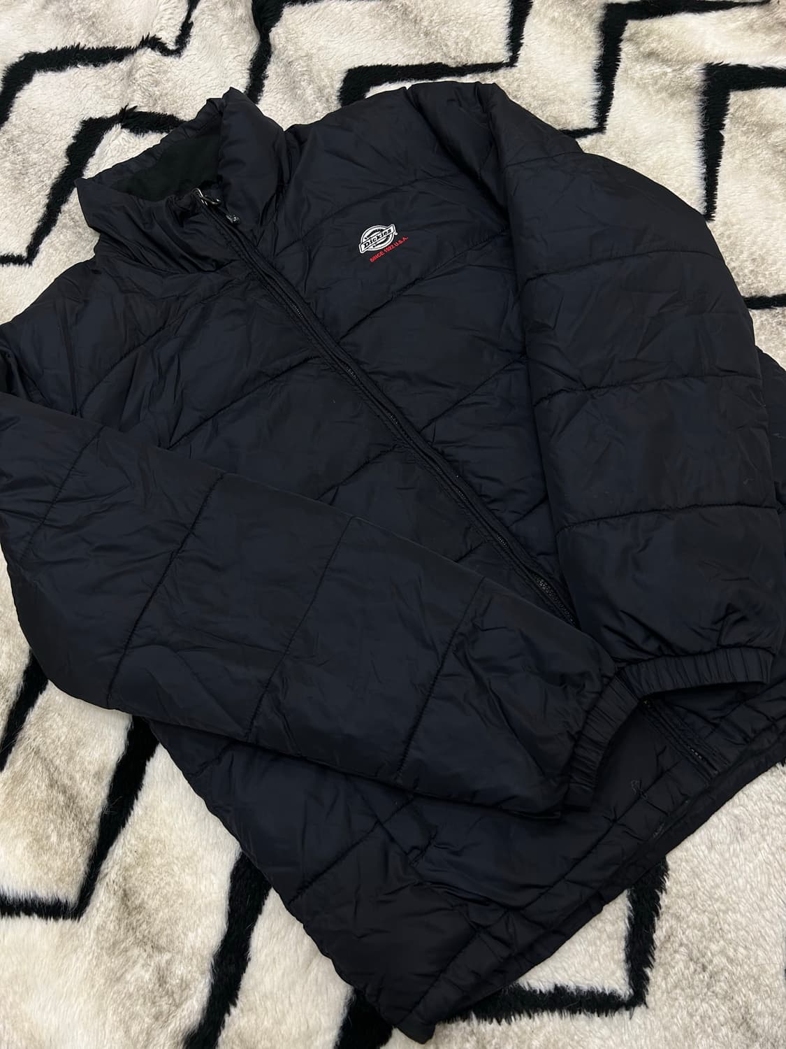 [L]디키즈 경량 패딩 자켓/블랙 상품이미지2