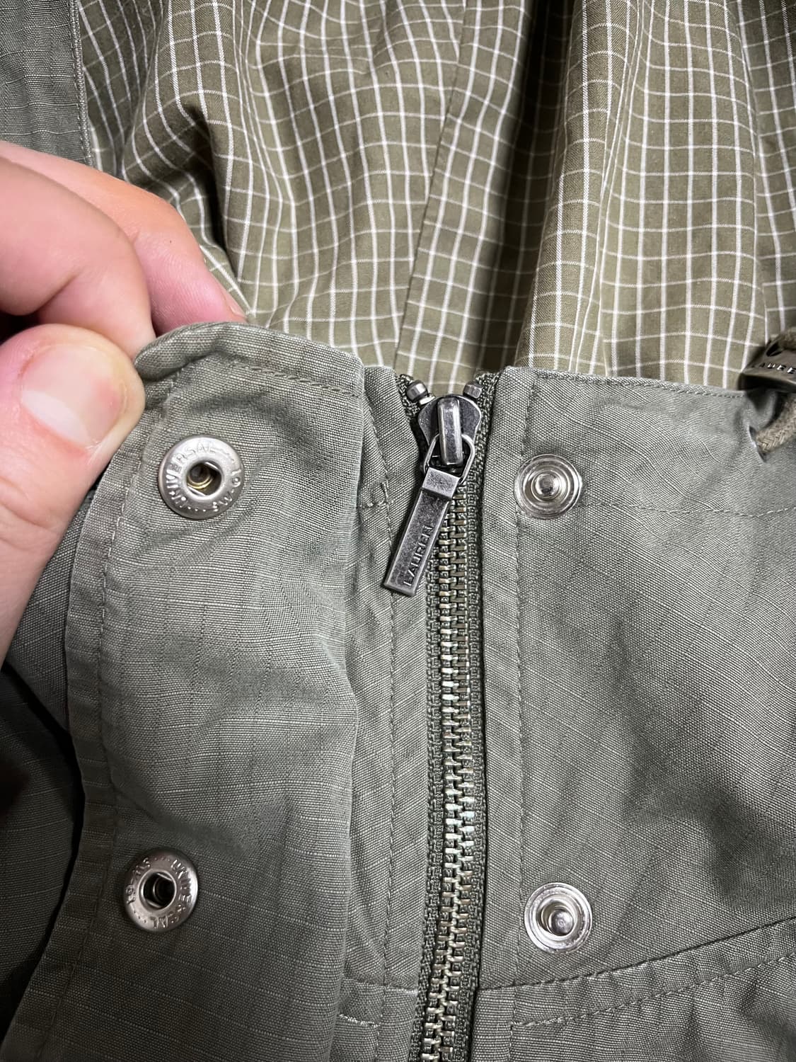 폴로 랄프로렌 립스탑 밀리터리 코트 XL 상품이미지6