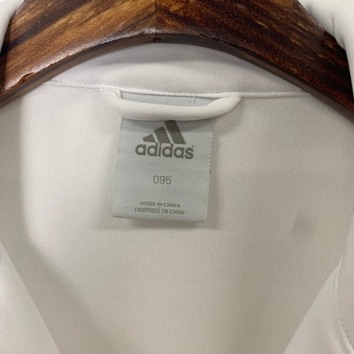 아디다스 루즈핏 화이트 카키 배색 트랙 져지  상품이미지6