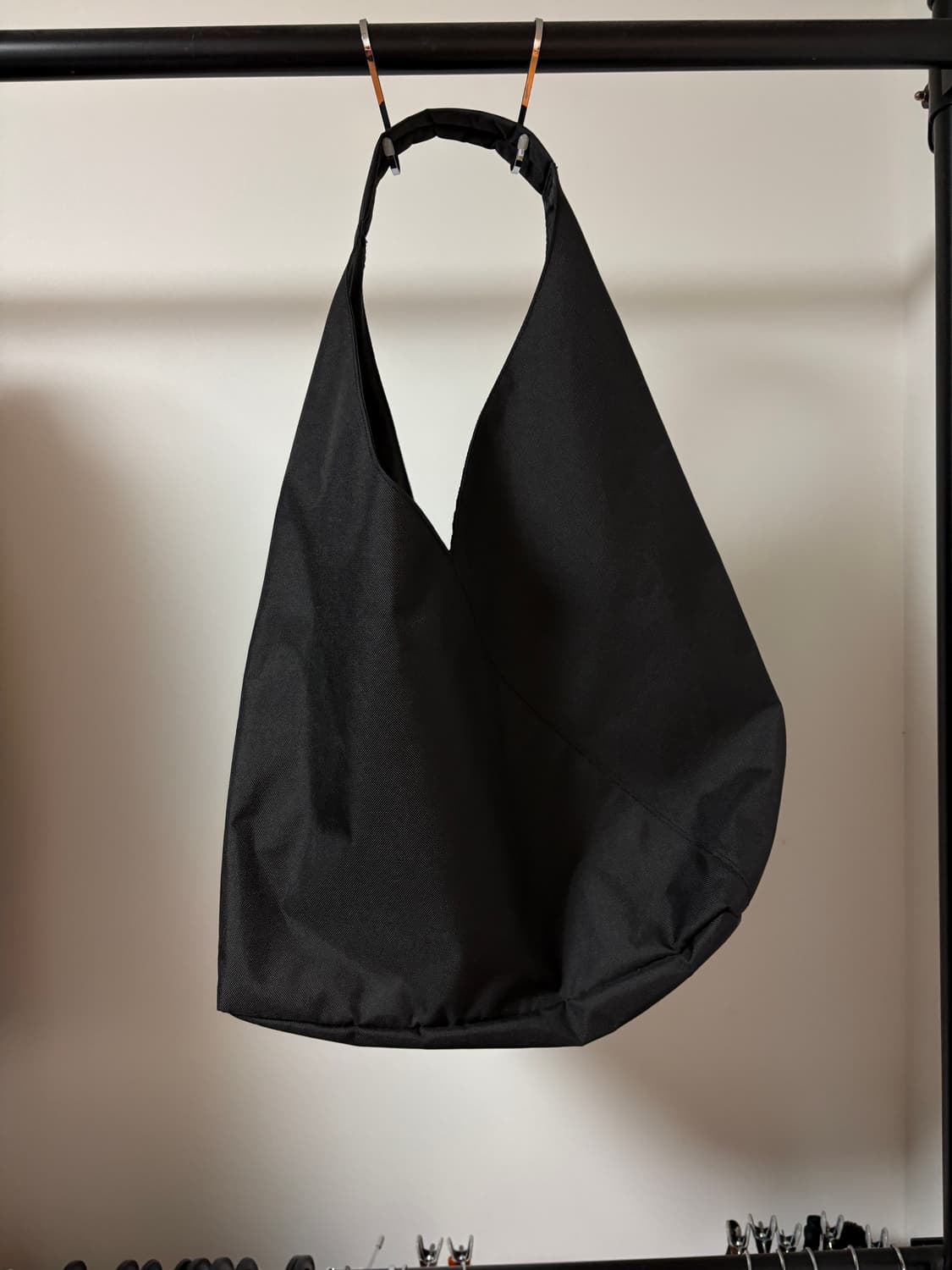 무지 원 숄더백 블랙 상품이미지2