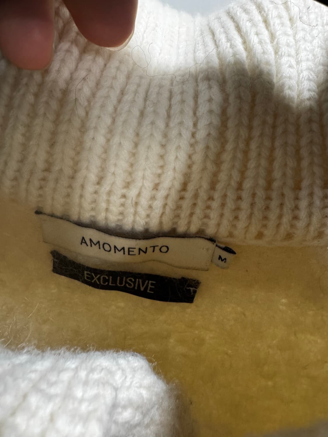 아모멘토 모헤어 울 가디건 m 상품이미지3