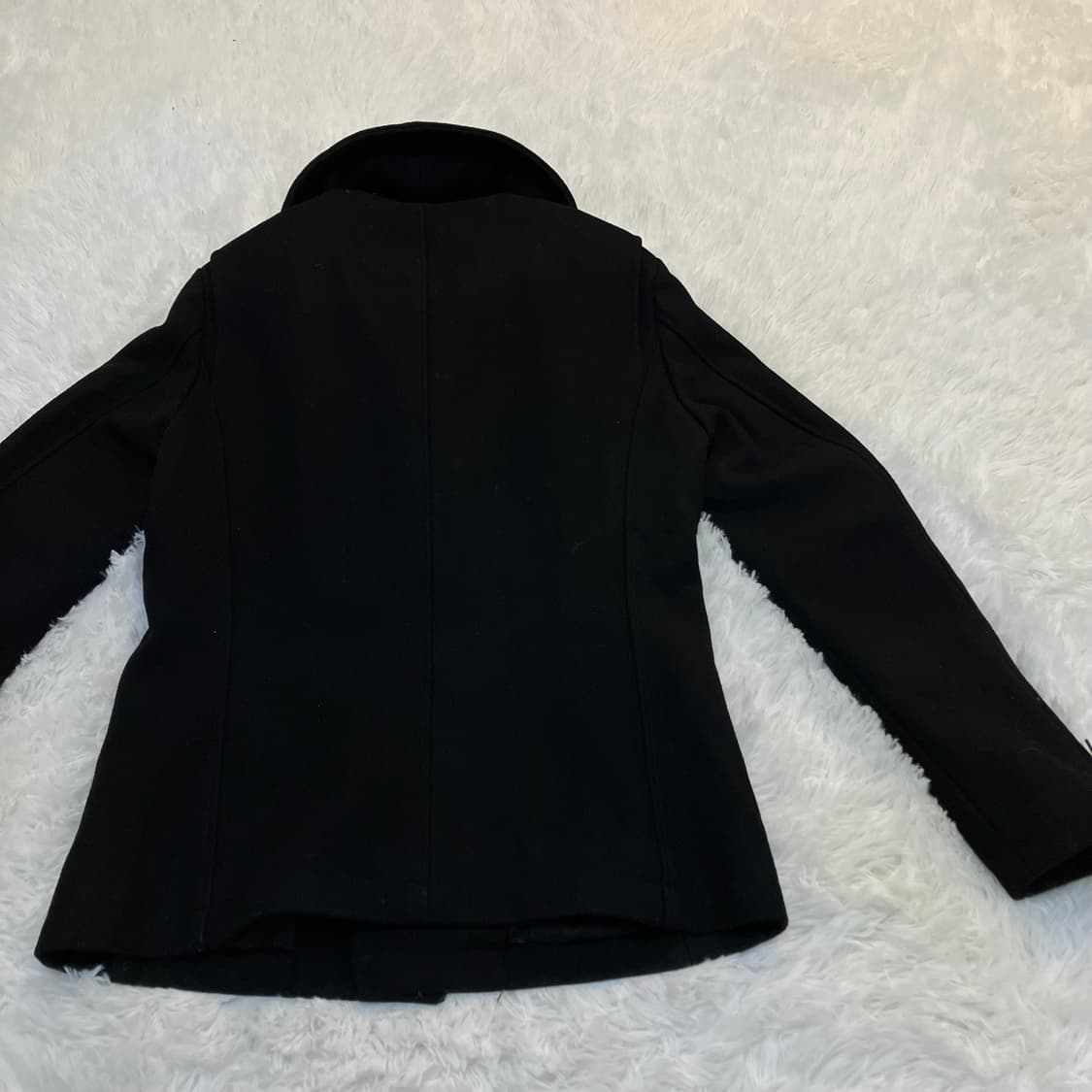 빈티지 자카드 터틀넥 지퍼 코트 o-839 y2k 스트릿 모리 갸루 일본 상품이미지4