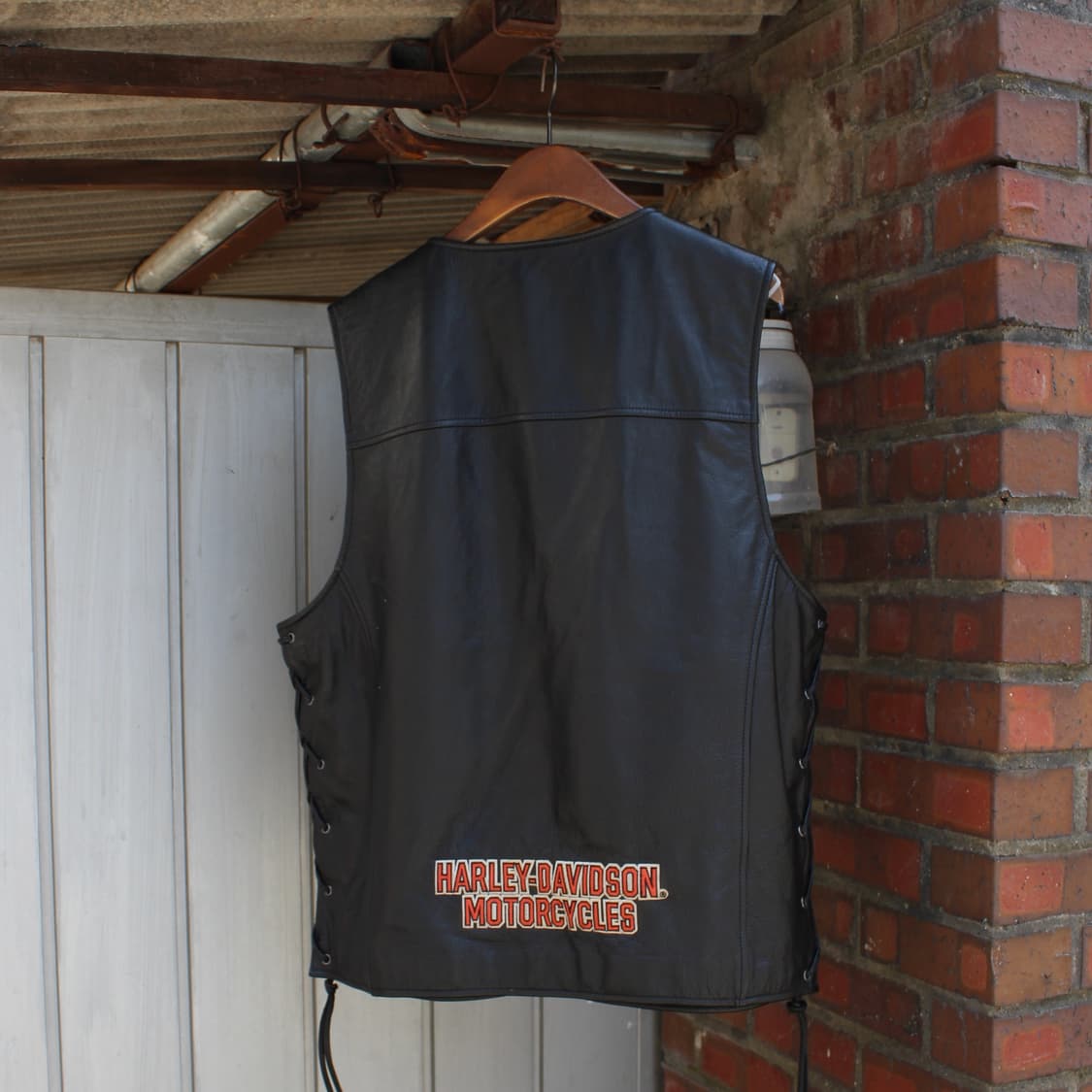 Harley Davidson Leather Vest 상품이미지1
