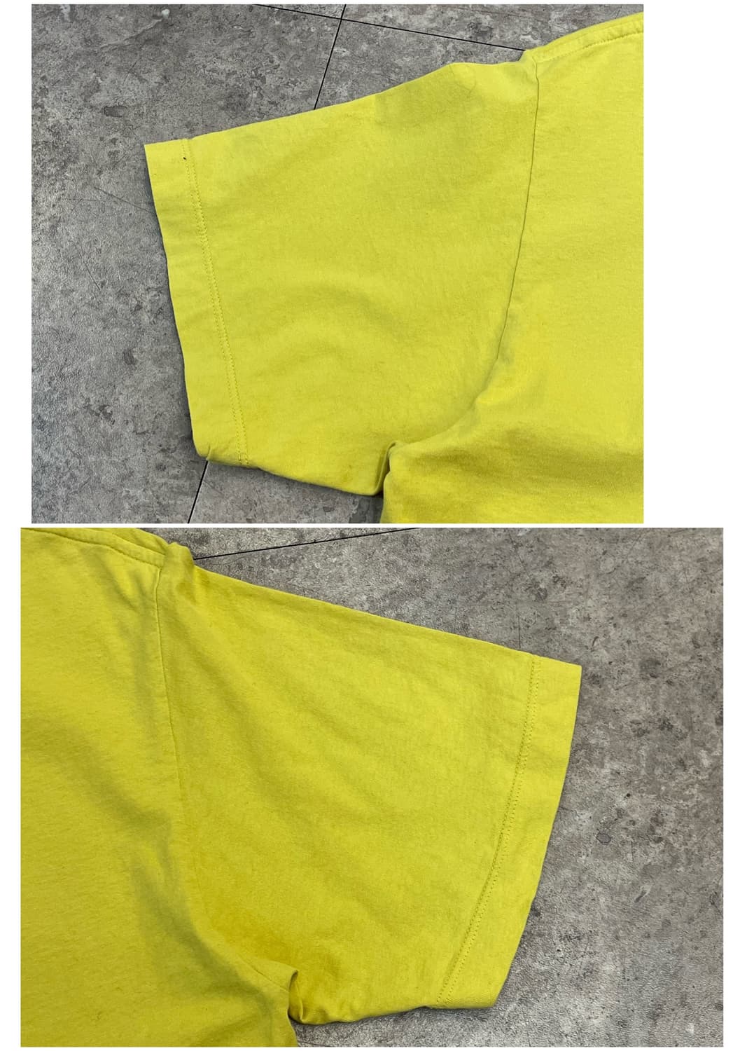 스톤아일랜드 반팔티 옐로우 L #csz2759  상품이미지8