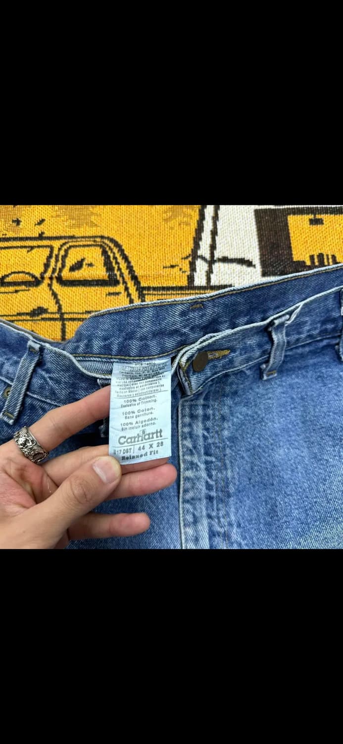 [44x28] 칼하트 워크 데님 팬츠 B17 DST 상품이미지5
