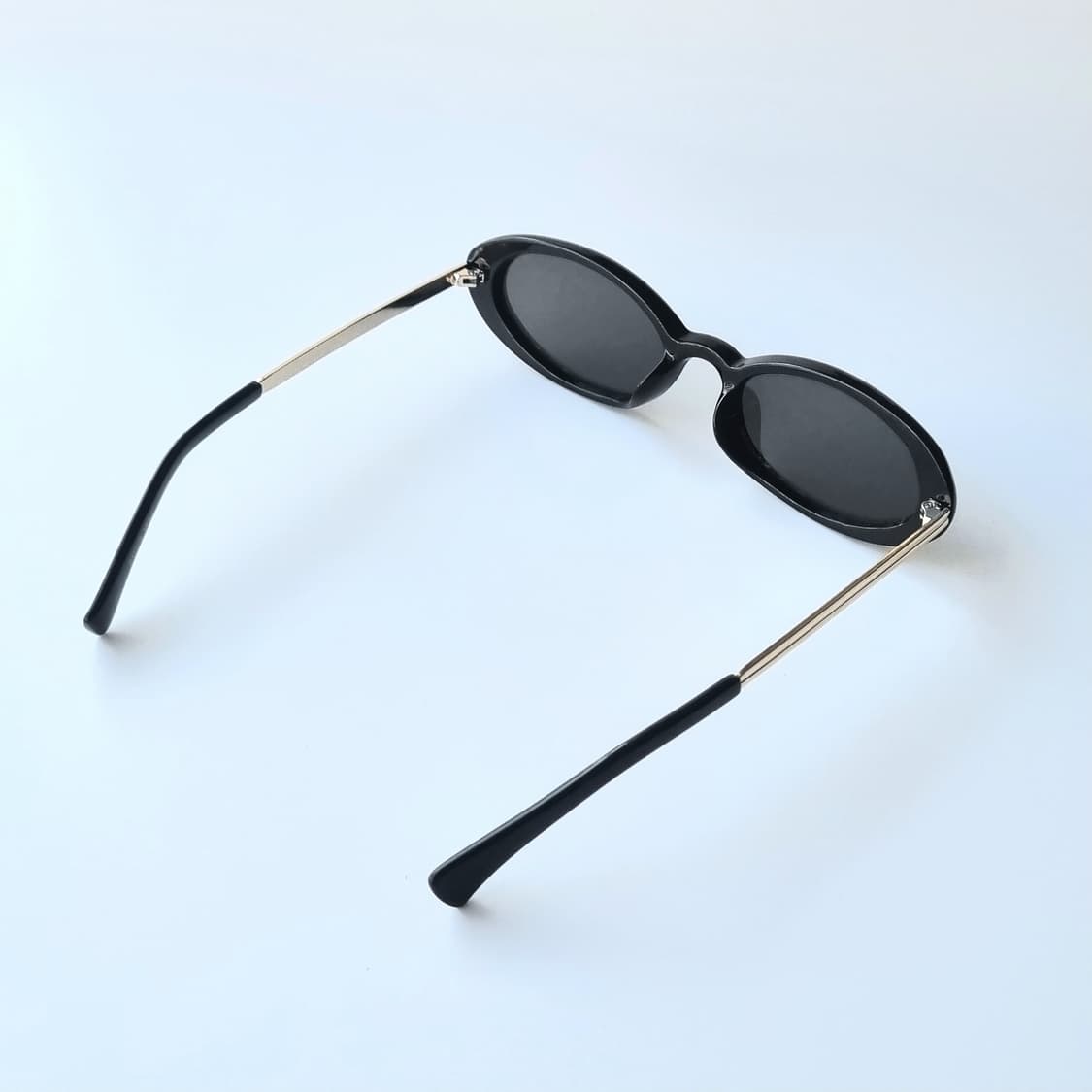레트로 긱시크 오벌 블랙Y2K 선글라스 상품이미지7