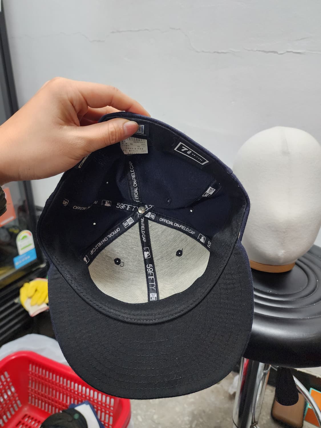 MLB x 뉴욕양키즈 뉴에라 네이비 볼캡  상품이미지4