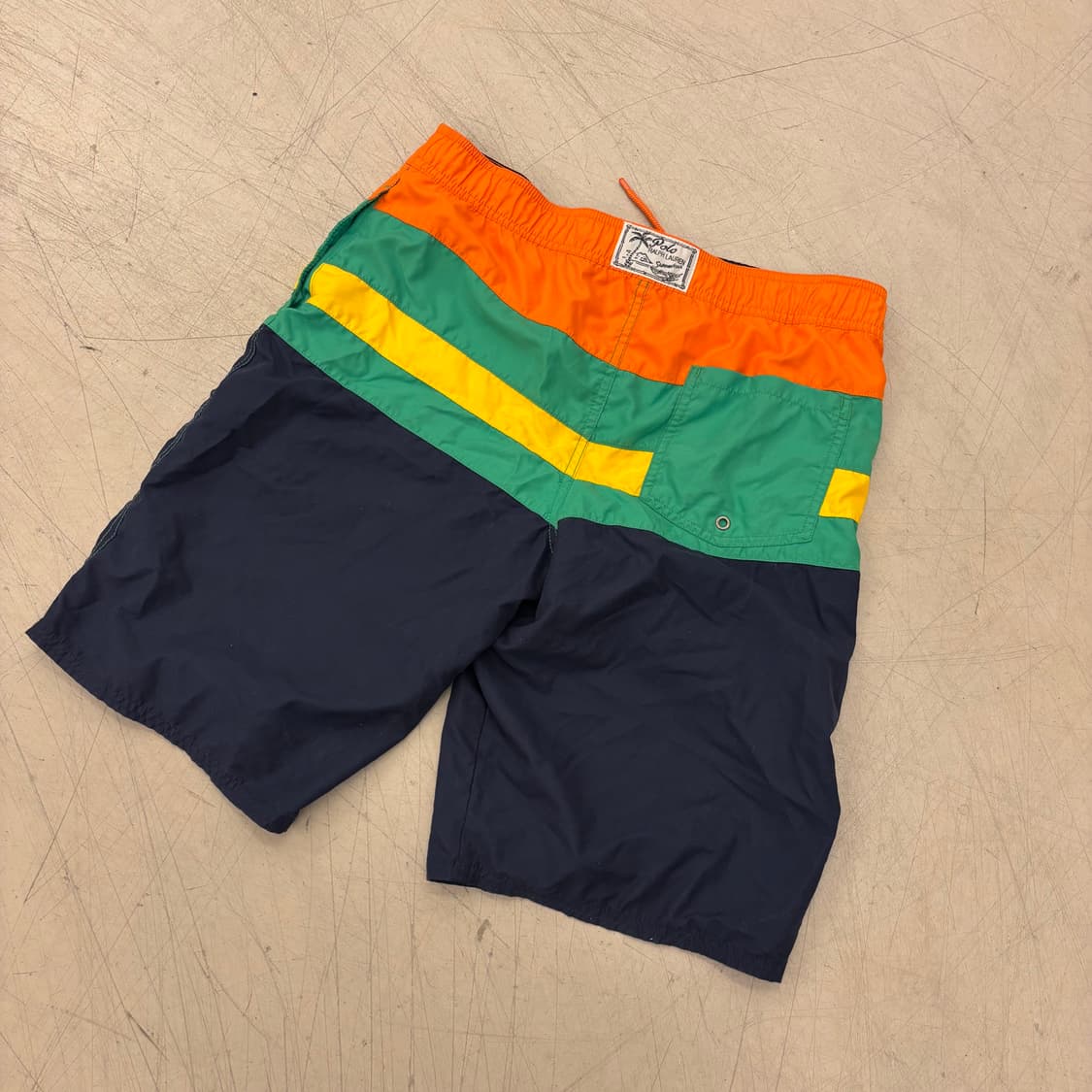 폴로 랄프로렌 빅포니 컬러블럭 스윔 팬츠 상품이미지3