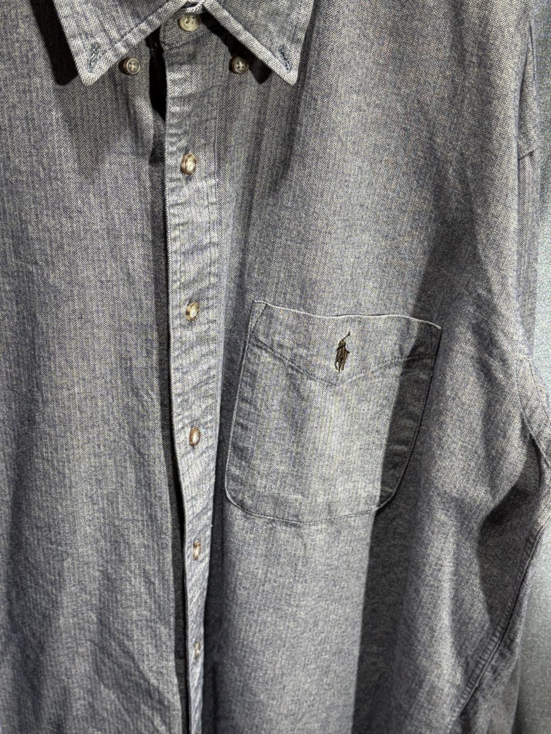 L 폴로랄프로렌 브라운포니 원포켓 멀티컬러 셔츠 상품이미지4