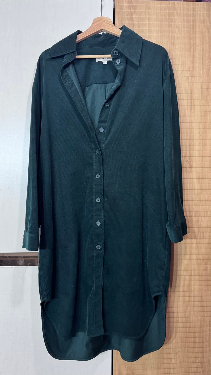 Cos 코스 코듀로이 셔츠 롱원피스  상품이미지1