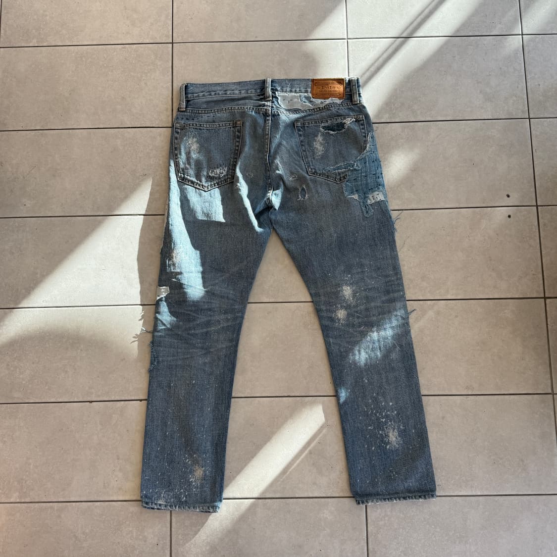 폴로 랄프로렌 패치워크 데님 팬츠 상품이미지5