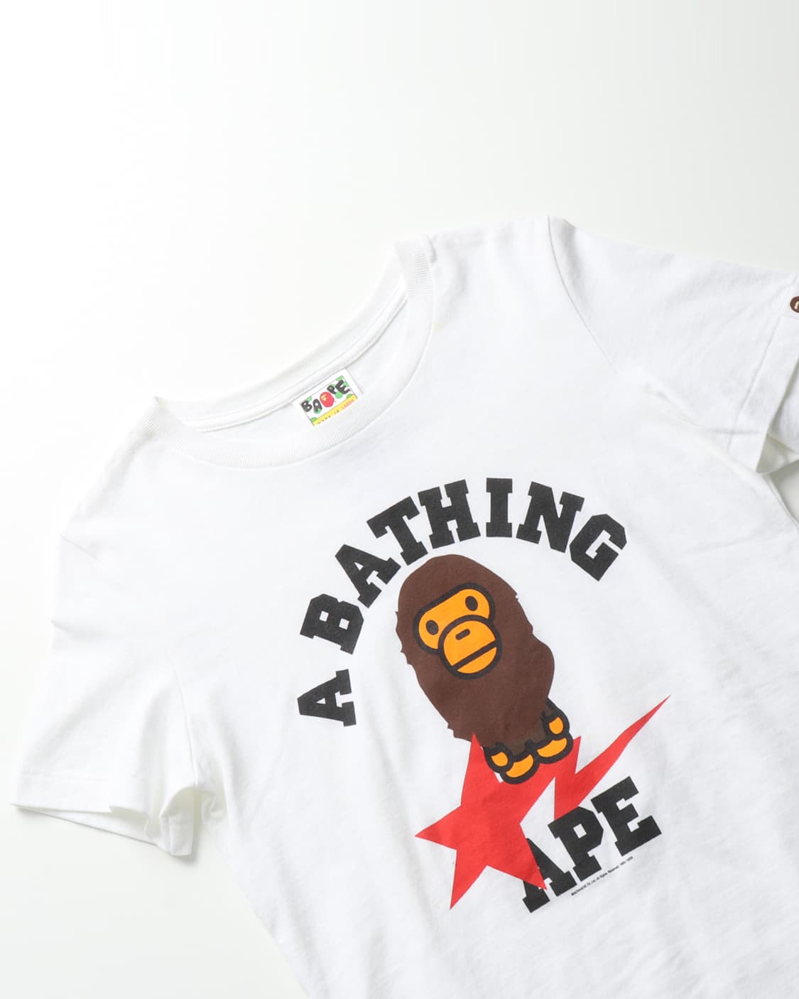 A BATHING APE Baby Milo Star Logo Tee 상품이미지3