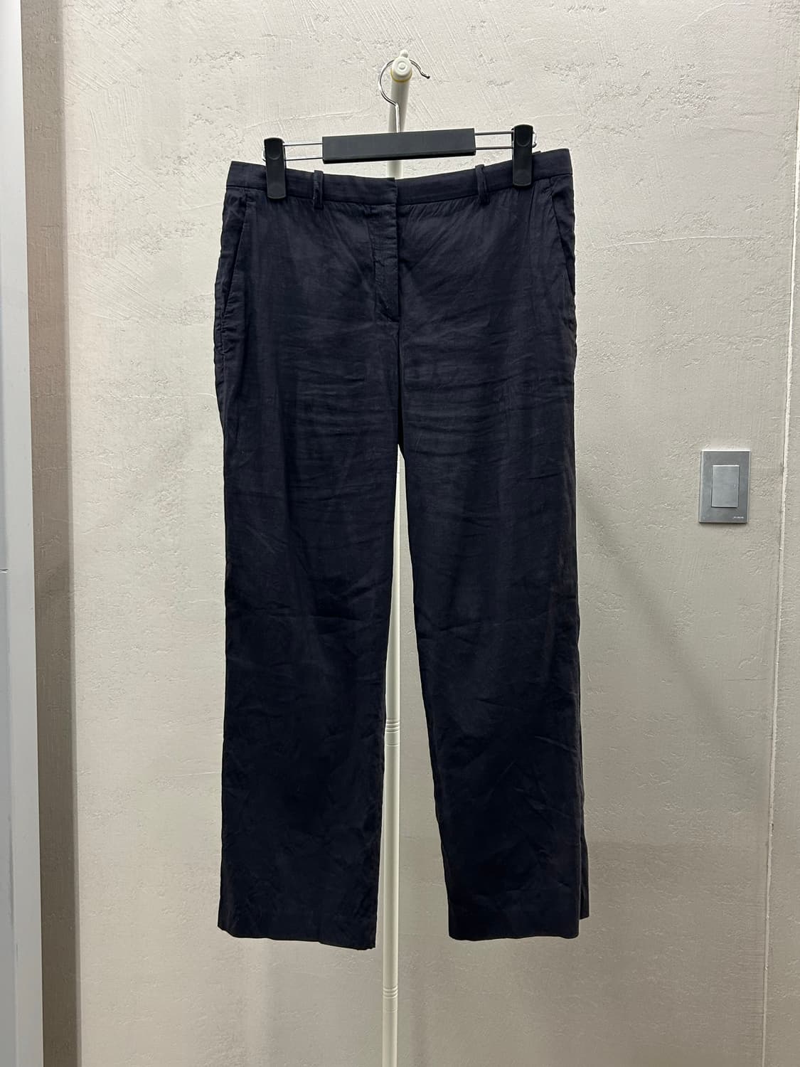 Theory 띠어리 네이비 구김 여성 비지 상품이미지2