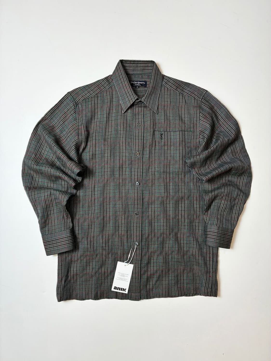 입생로랑 00's 체크 패턴 클래식 셔츠 PN9506 상품이미지1