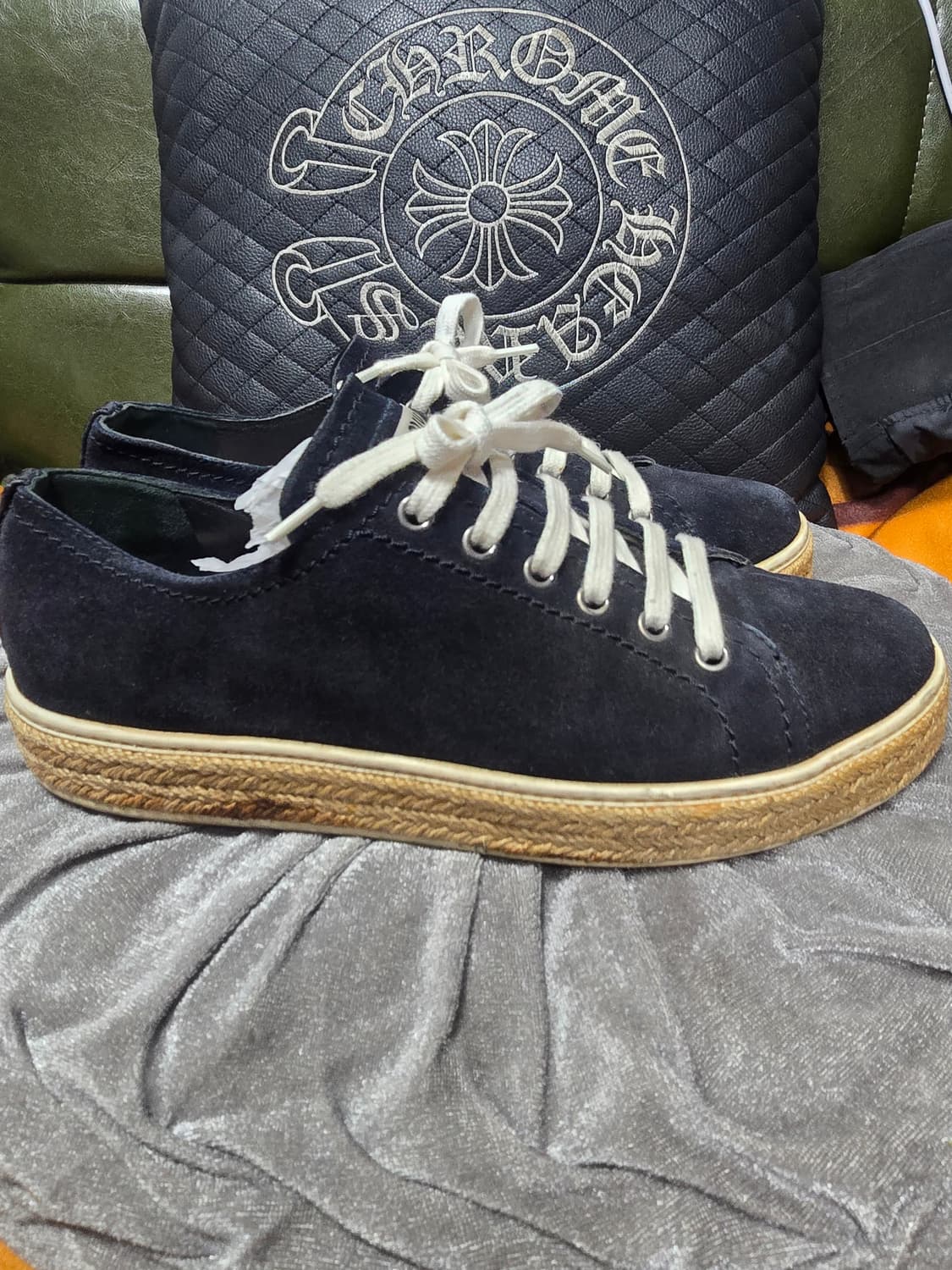 미우미우 스웨이드 에스파드류 스니커즈 38 (250) 상품이미지7