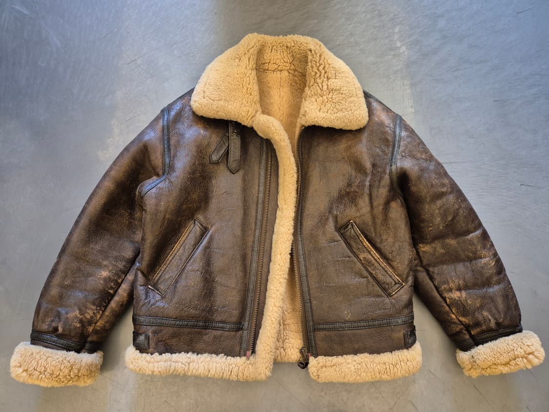 90s TTPE B-3 양가죽 무스탕 상품이미지1