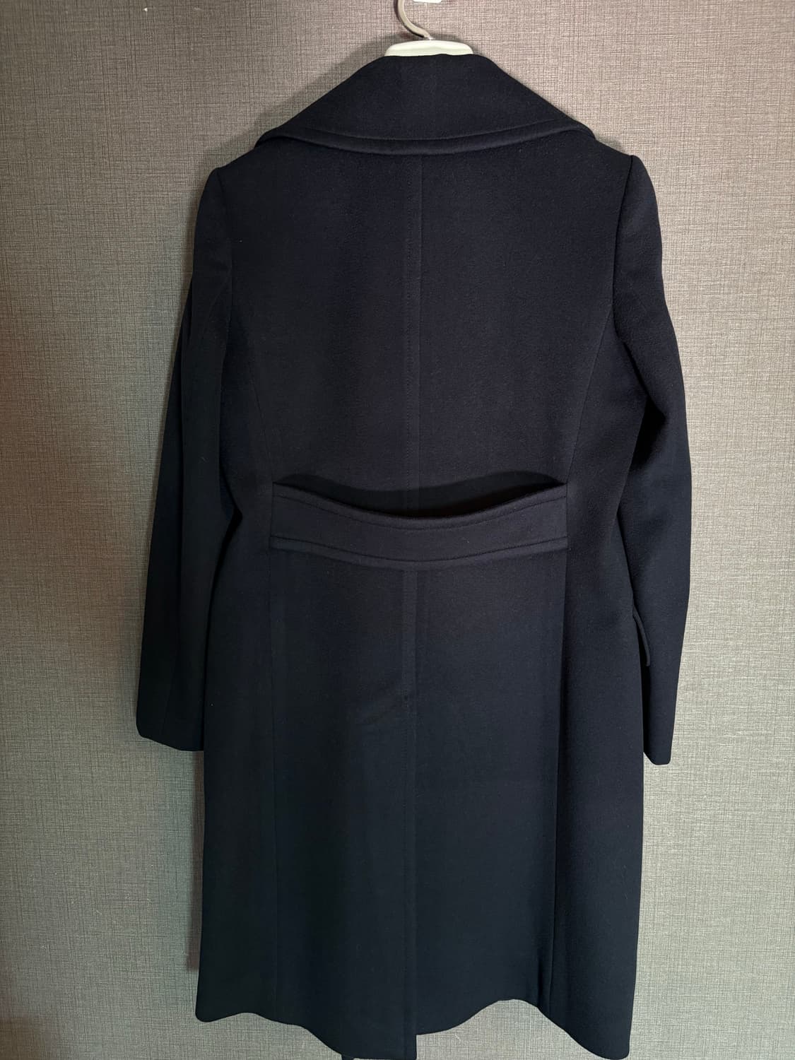 아쿠아스큐텀 네이비 더블 코트 Japan 상품이미지6