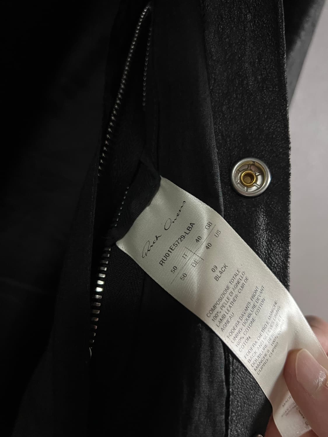 [50] 릭오웬스 25ss 레더 셔츠 LBA 상품이미지6