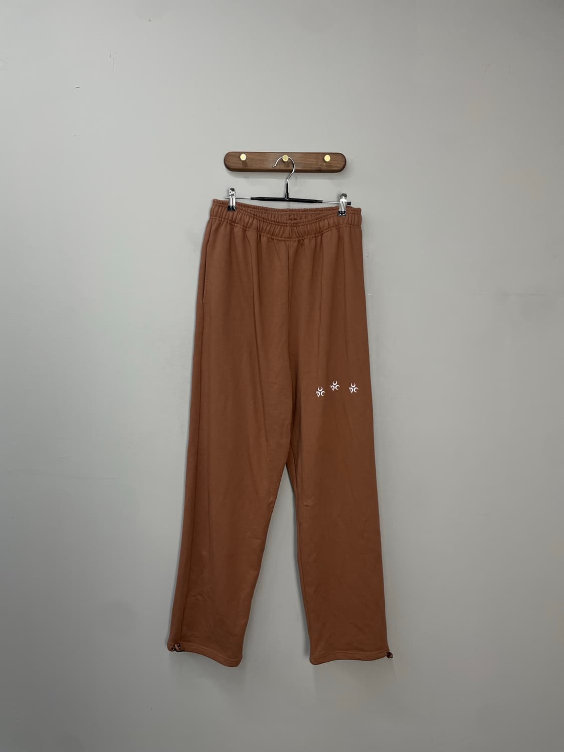 디오스피스 로고 브라운 스웻 팬츠 H1280 상품이미지3