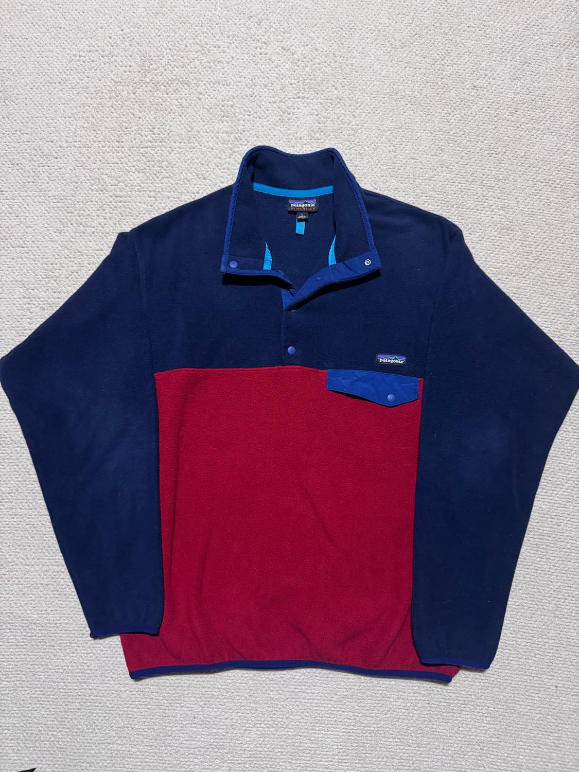 00s 파타고니아 신칠라 스냅티 블루/레드 L 상품이미지1