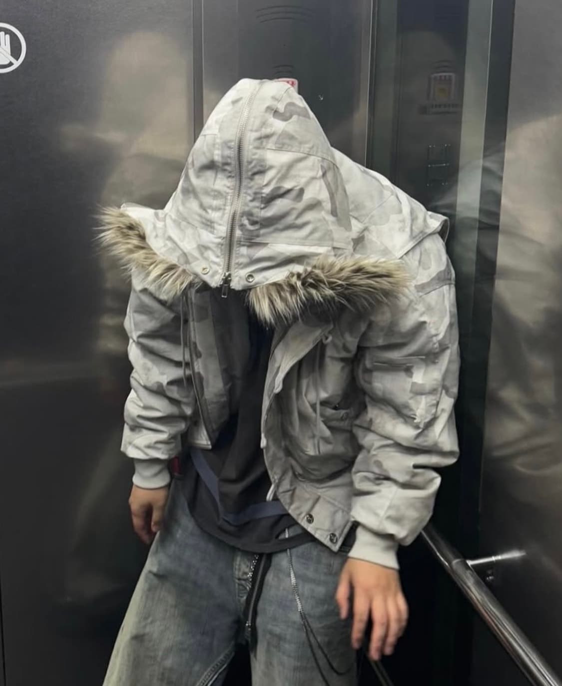 [3] steepc n2b 카모 퍼 자켓 상품이미지1