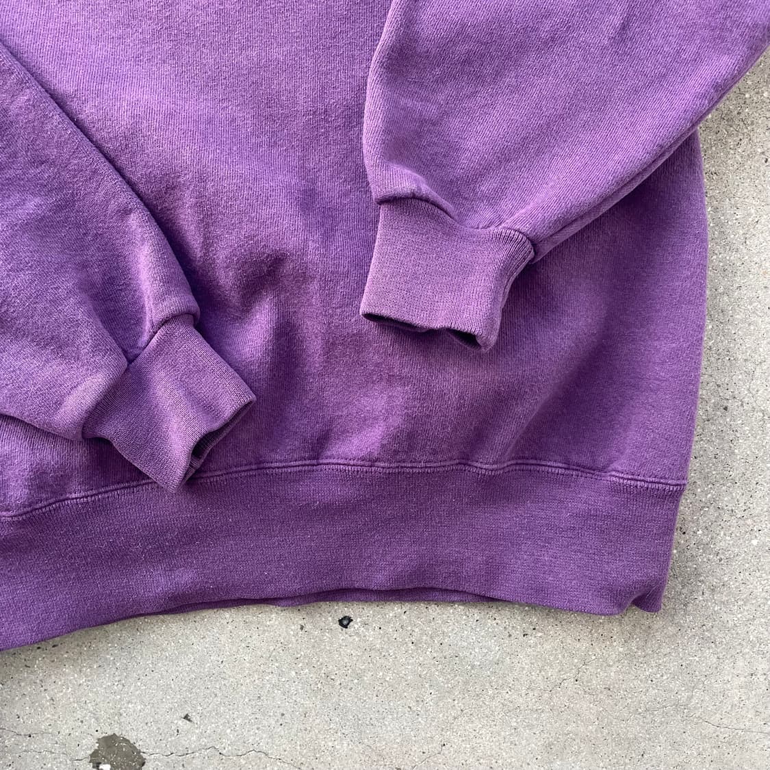 빈티지  러셀 애슬레틱 하이코튼 스웻셔츠 퍼플 made in usa 상품이미지4