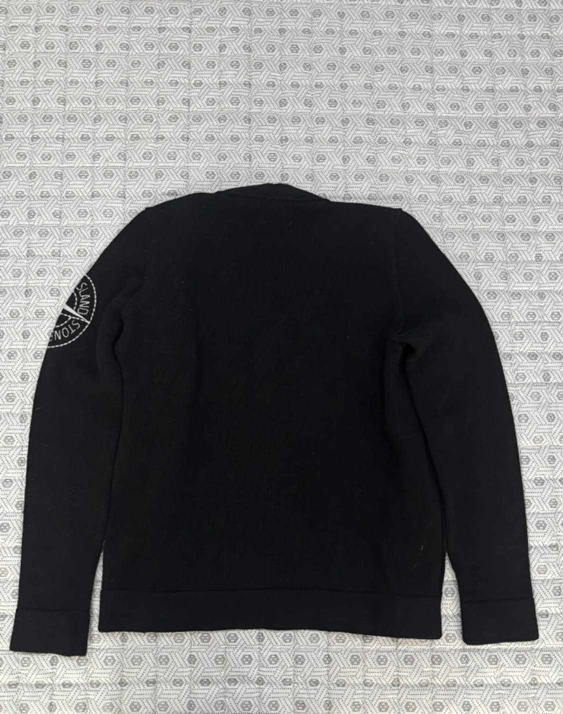 정품 스톤아일랜드 블랙 가디건 남90 최상 상품이미지6