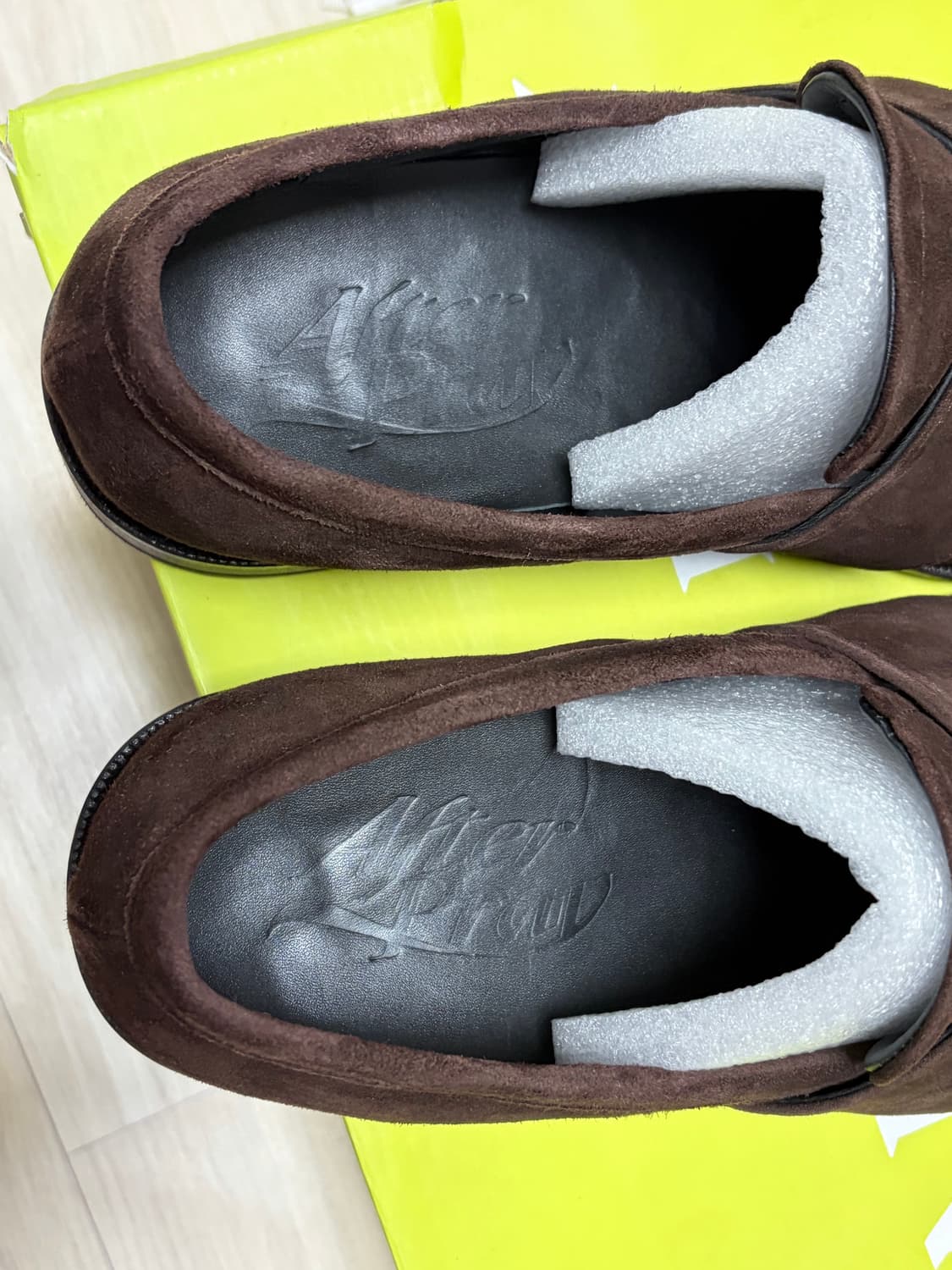 [41] 애프터프레이 스퀘어 클래시컬 로퍼 브라운 상품이미지5