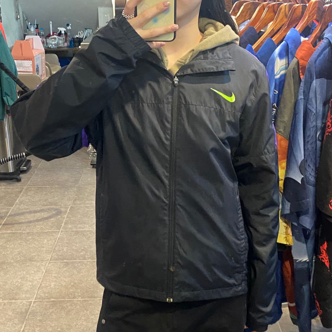 [NO.9] Nike 블랙 바람막이 상품이미지2