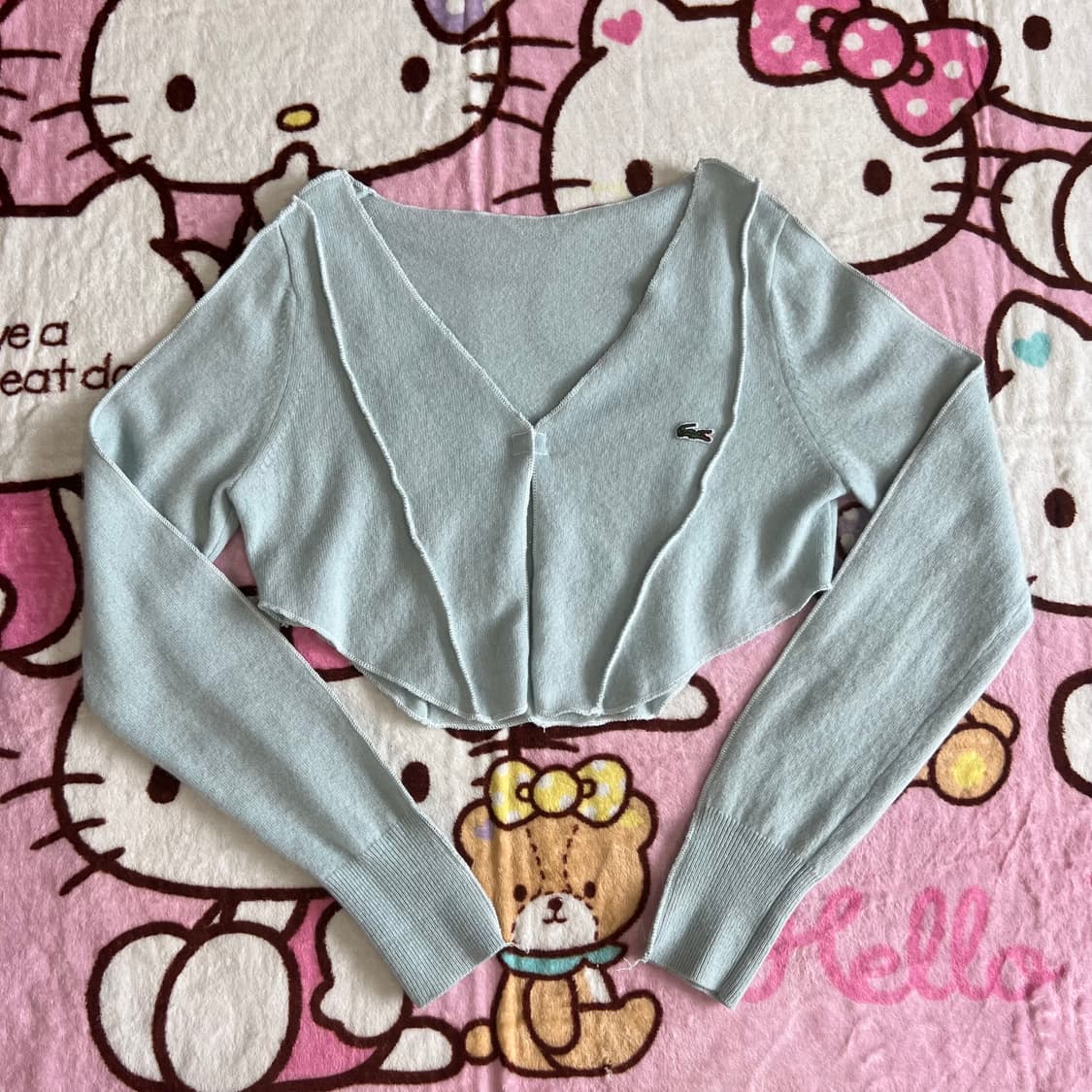 라코 빈티지 니트 나비가디건 크롭리폼 상품이미지2