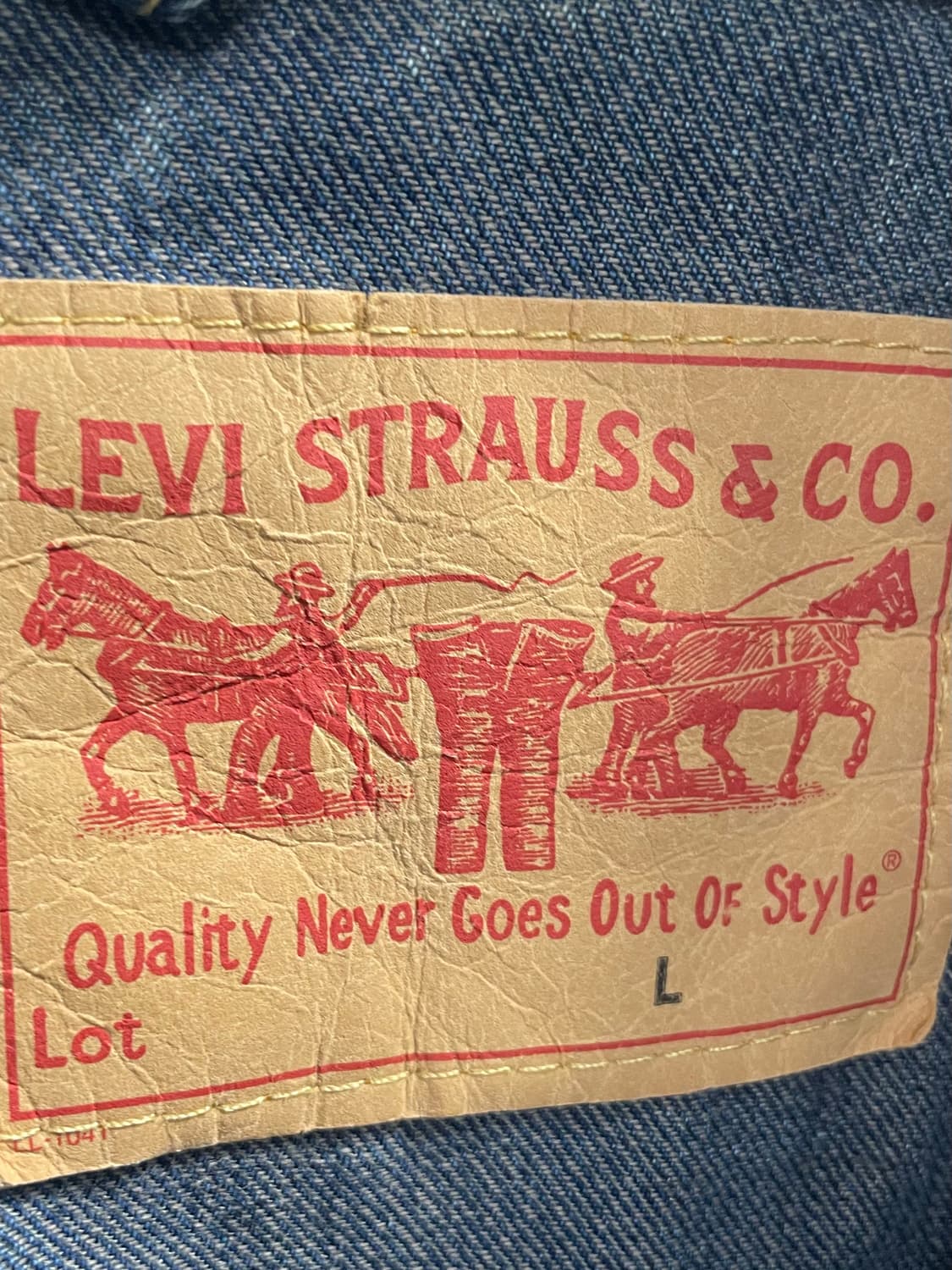 리바이스 TYPE1 투포켓 데님자켓 (on.15)  상품이미지7