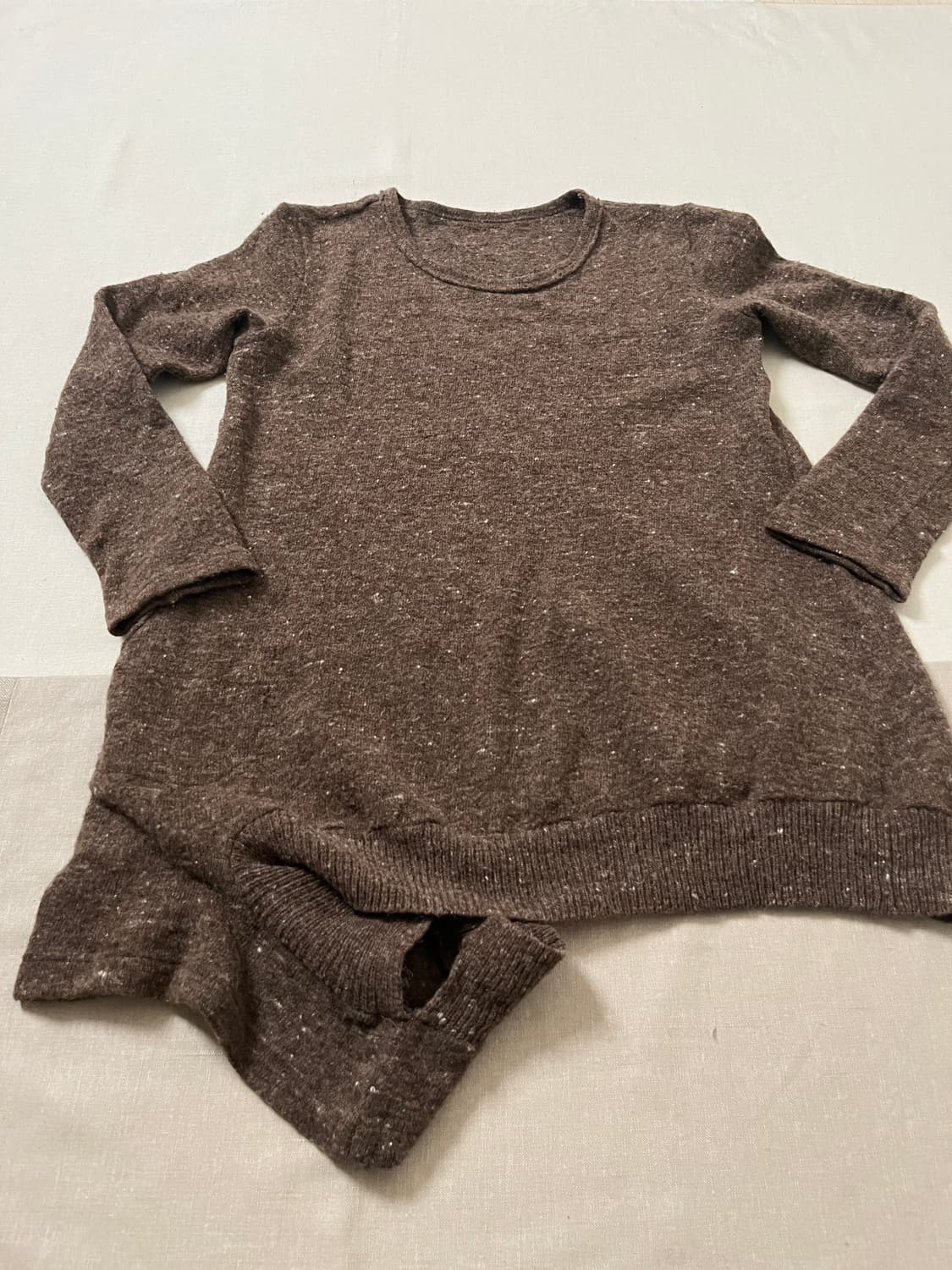 요지야마모토 네프 울 비대칭 니트 yohji yamamoto 보카시 상품이미지3