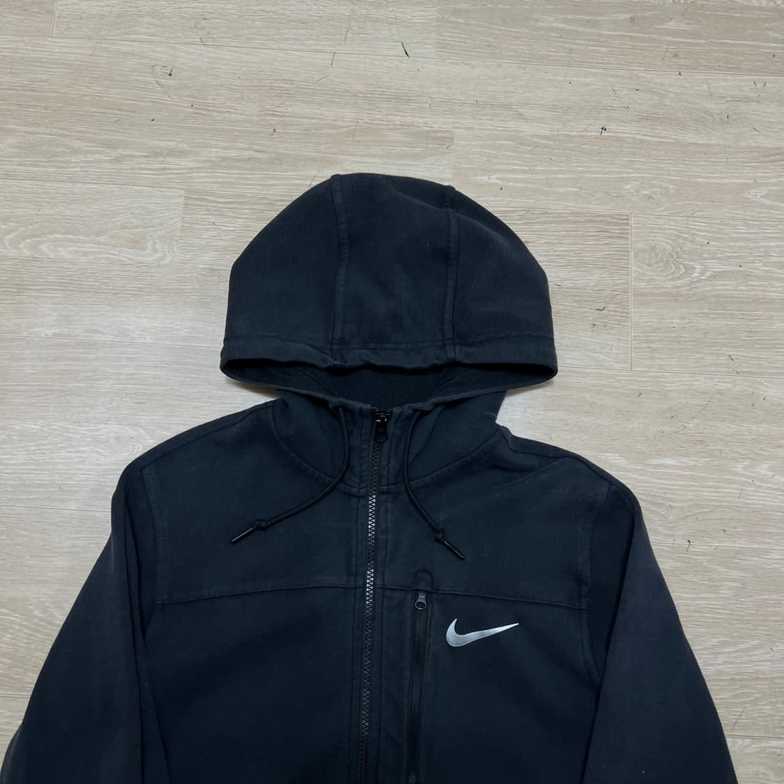 나이키 테크팩 스우시 로고 후드 집업 자켓 [블랙] S/90 상품이미지2