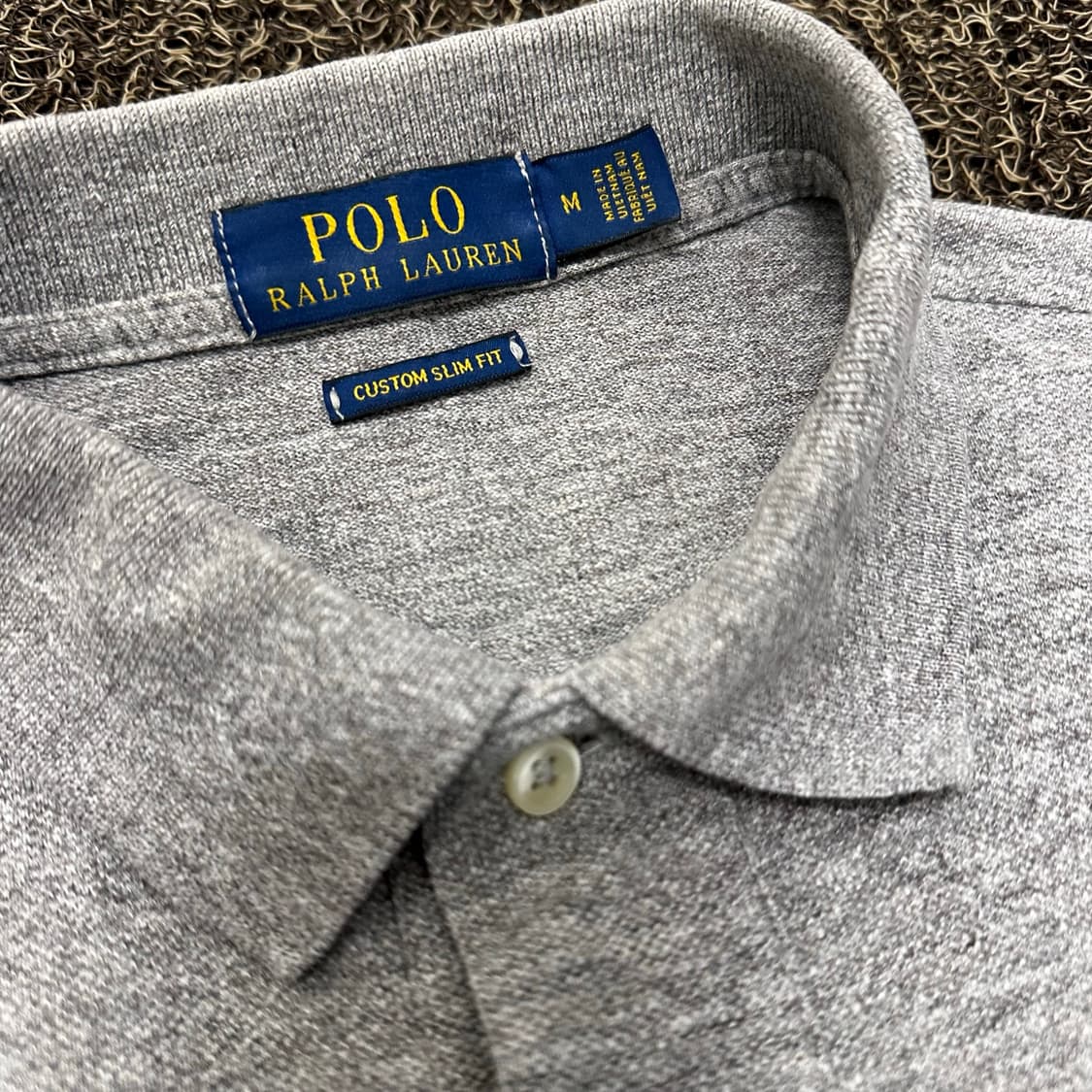 POLO 폴로 랄프로렌 카라티 반팔티셔츠 그레이 M 상품이미지3