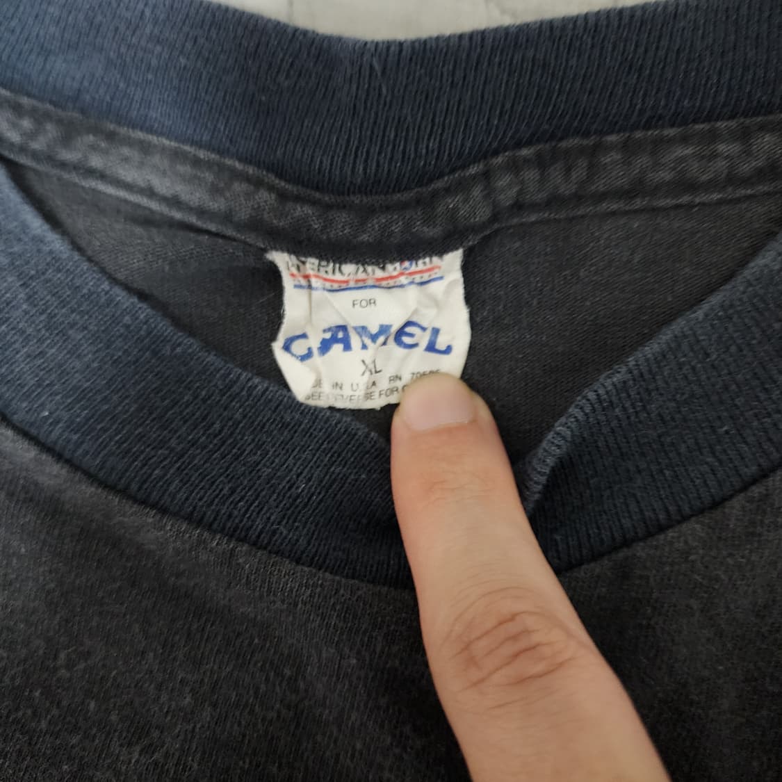 [XL] 90s 빈티지 카멜 프로모 본 투비 스무스 포켓 티셔츠 페이디드 상품이미지6