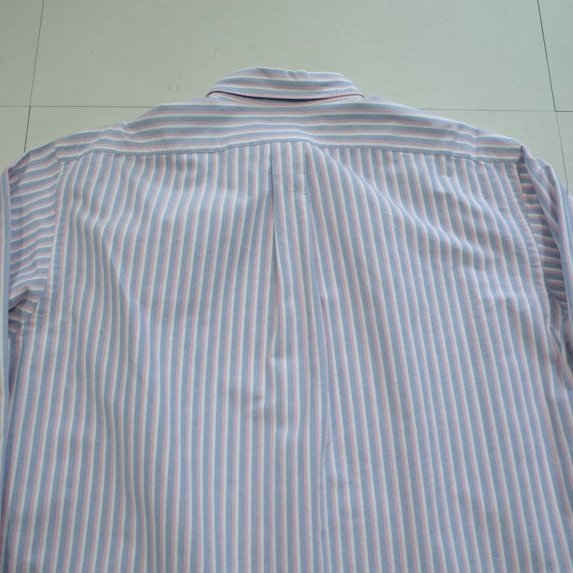 90s 폴로 야머스 옥스포드 버튼다운 셔츠 16.5 (멀티 스트라이프) 상품이미지7