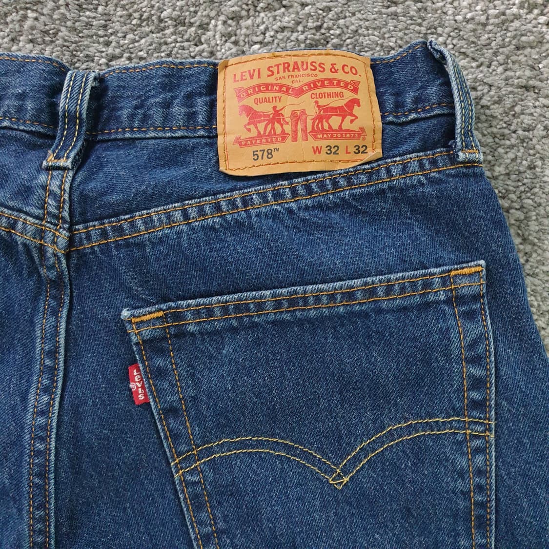 LEVI'S 578 스트레이트 데님 팬츠 상품이미지2